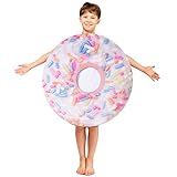 Unisex Donut Costume for Halloween Party (Kid White)