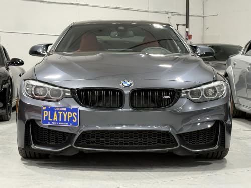 Image of CravenSpeed Platypus License Plate Mount Compatible with BMW M4 M3 | 2015-2020 | No Drilling | Installs in Seconds | Made of Stainless Steel & Aluminum | Made in USA