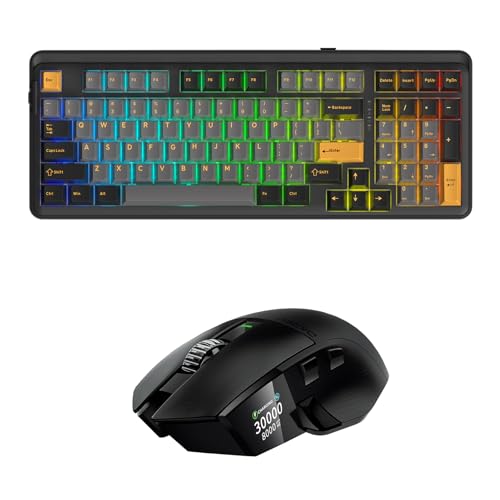 DAREU EK98PRO �Q�[�~���O�L�[�{�[�h ���� �e���L�[�t�� ���J�j�J���L�[�{�[�h ��+DAREU A980PROMAX �Q�[�~���O�}�E�X �L��8K/����4K TFT�X�N���[���t�� ���y�Z�b�g�z