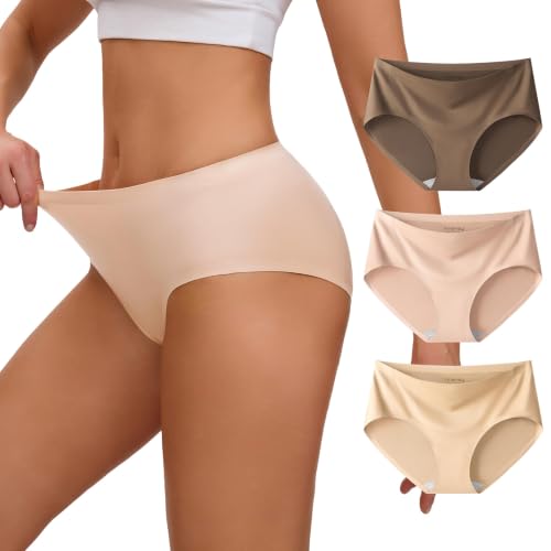 Image of INNERSY Women's Underwear Smooth Hipster Panties 3-Pack
