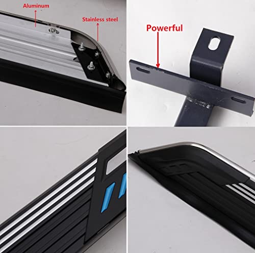 Barras laterales de acero inoxidable 5.5" para Jeep Grand Cherokee L 2021-2025 miniatura 2