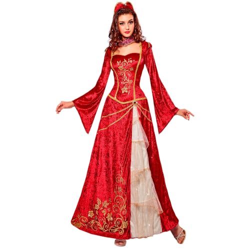 W WIDMANN MILANO Party Fashion - Costume princesse, robe renaissance, médiévale, reine, déguisements de carnaval