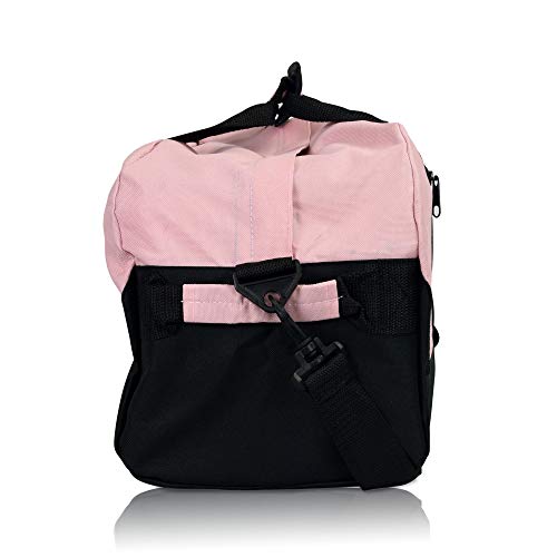 Image of DALIX 18 inch Two Tone Duffle Bag Medium Black Red Blue Gold Pink Purple Gray