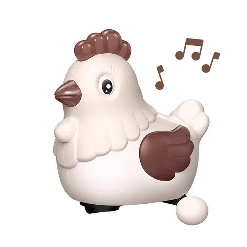 Bestie toys Toy with Music for Kids, 3 Egg Laying Hen Toy, Rotating Electric Lay Egg