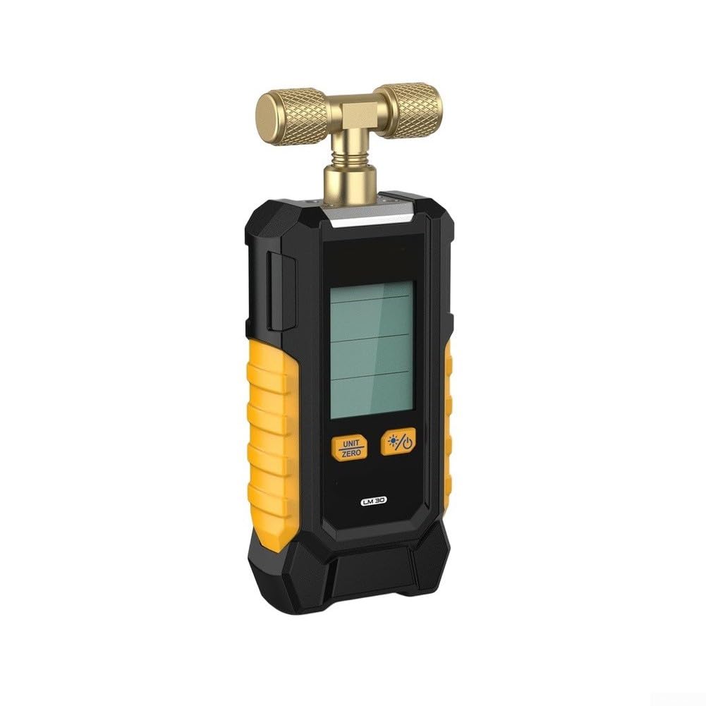 Medidor de vacío digital LM30 para sistemas HVAC, calibración automática, detección de fugas, medidor de presión de múltiples unidades para servicios HVAC