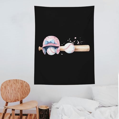 Tapiz de béisbol para pared que transforma tu sala con diseño vertical 7