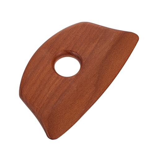 Beaupretty 1pc Scraping Board Scraping Plate for Scraping Wood Tools Scraping Tool Foot Massage Tool Thai Tools Facial Massager Scraper Facial Beauty Roller Mutitool Face Massage Board Wooden