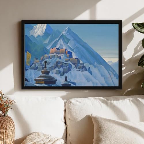 Impression toile Nicholas Roerich Himalaya Tibet de qualité supérieure