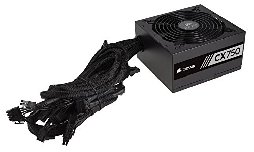 Image of Corsair CX Series CX750 ATX /EPS 80+ Bronze 750W Power Supply Unit - Black