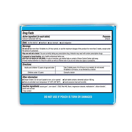Rapid Care First Aid 904-100 Chewable Fruit Flavored Antacid 420 Mg, Rich In Calcium, Relieves Upset Stomach, Acid Indigestion & Heartburn, Easy Access Dispenser Box, Box Of 100 #TOP2