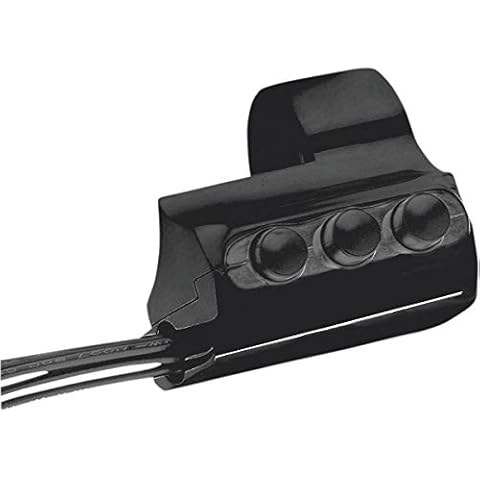 Performance Machine Contour Billet Handlebar Switches - Right Side/Black Anodized Cover