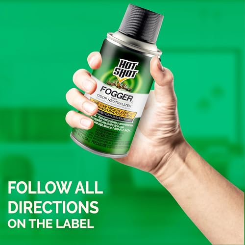 Hot Shot Indoor Fogger With Odor Neutralizer, 2-Ounce, 3 count