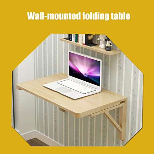 Table murale rabattable bois massif pour optimiser les petits espaces