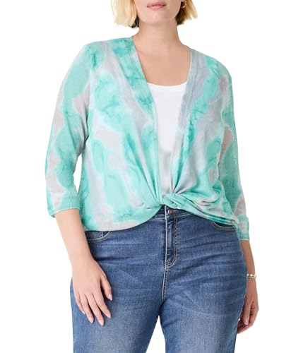 Image of NIC+ZOE Women's Watercolor Waves 4-Way Cardigan