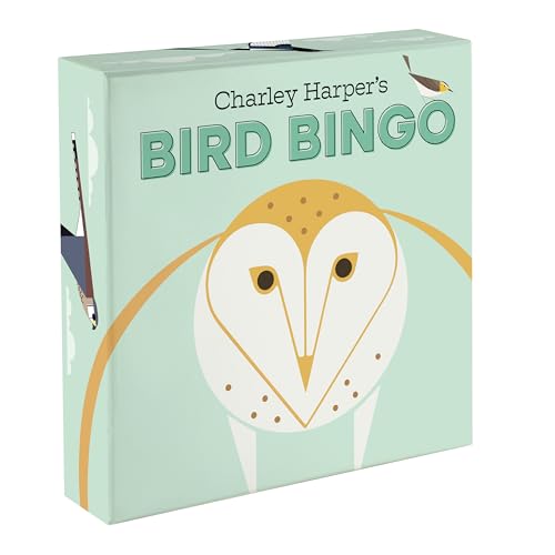 Jeu de bingo Charley Harper Bird Pomegranate jeu de société adultes et familles de 2 à 8 joueurs
