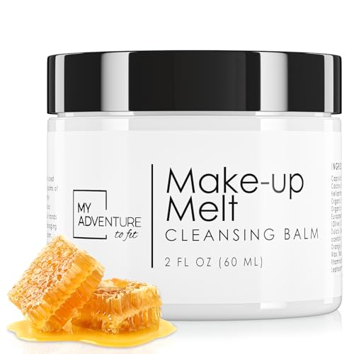 ✅ 10 Best Makeup Made in USA 5 My Adventure to Fit Make up Cleansing Balm - Makeup Remover Melting Balm & Moisturizer Face Cream - Made in The USA Hydrating Facial Cleanser & Makeup Products for Women (2fl oz)