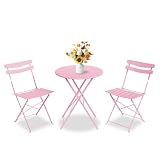 GarveeLife 3 Piece Patio Bistro Set, Patio...