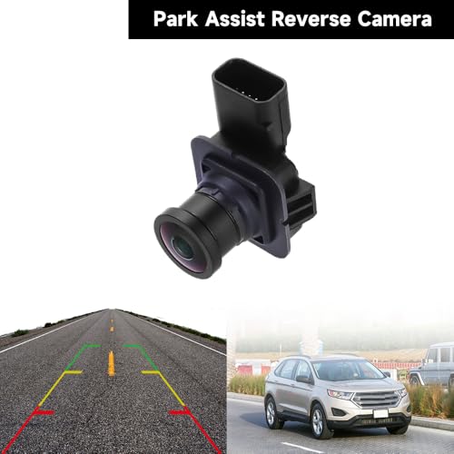 Image of Rear View Back Up Wide Angle Camera Park Assist Reverse Camera - Compatible for Ford Edge 4 Cyl 2.0L DOHC, 4 Cyl 2.0L Duratorq-TDCi 2015-2018 - Replace Part F2GZ19G490A