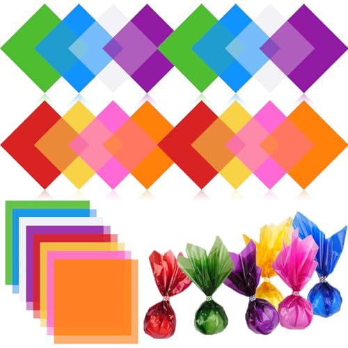 PEASUG Colored Cellophane Sheets