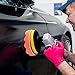 SIQUK 17 Pieces 3 Inch Buffing Pads Foam Polishing Pad Wax Buffer Polish Pads Bonnets Car Polishing Buffing Pad Buffer Attachment for Drill