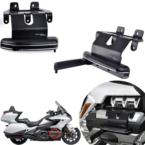 Panical Flip Highway Pegs Adjustable Foot Pedals For Honda Goldwing GL1800 GL1800B F6B 2021-2026 Aluminum Alloy Black