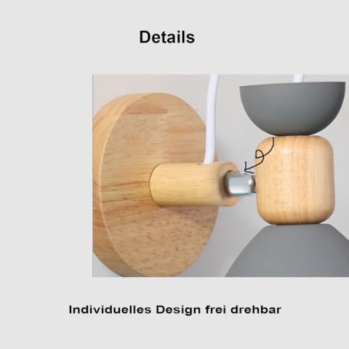 Lámpara de pared LED interior de madera moderna blanca para iluminación de pasillo 6