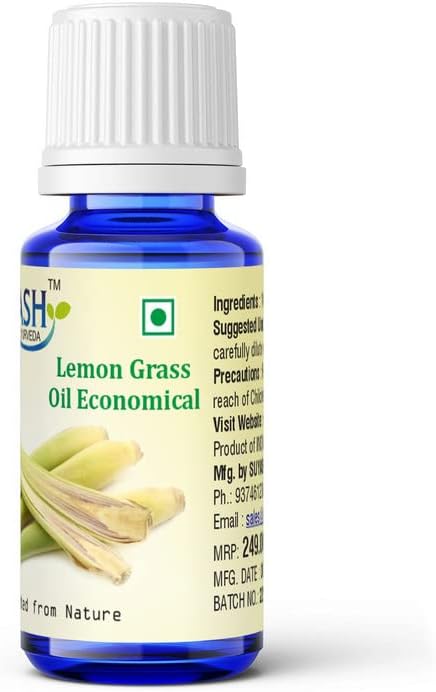 Suyash Ayurveda Lemongrass Oil Economical | Essential Oil | 15ML