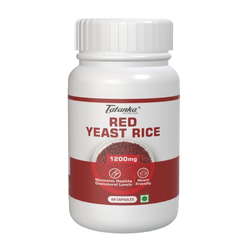 Tatanka Nutrition Red Yeast Rice Extract Supplement 1200 mg per serving (60Capsule) (B0D87F2G6F) Amazon Price History, Amazon Price Tracker