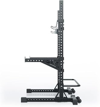 Atletica R7 Squat Rack Freestanding 195 cm Suitable for low spaces spotter arms included sandwich J-hooks included rubber feet incl.