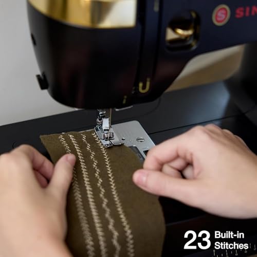 Image of SINGER Super Bundle, Heavy Duty 500 Sewing Machine with Carrying Case | Accessories included, 23 built-in stitches, strong motor, strong piercing power, 1-step buttonhole, metal frame, LED light