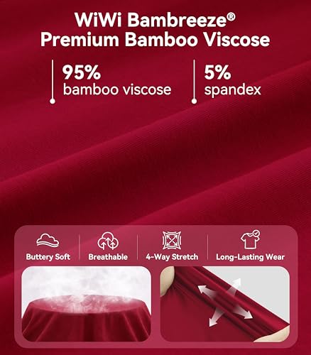 Image of WiWi Viscose from Bamboo Pajamas Set for Women Super Soft Short Sleeve Cooling Summer Plus Size Pjs Sets Sleepwear S-4X
