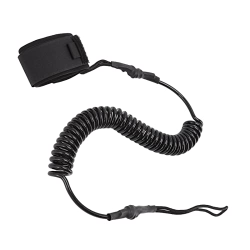 Corda de prancha de surfe, TPU e neoprene macio almofada elástica para pé de surf para esportes aquá