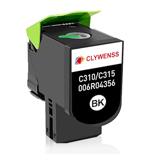 Image of Clywenss C310 C315 Toner Cartridge Black Compatible with Xerox 006R04356 for C310 C310dni C310dnim C315 C315dni Colour Laser Printer, 1-Pack (3,000 Pages)