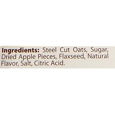 Better Oats Steelcut Oats with Flax, Apple and Cinnamon, 12.3 Ounce