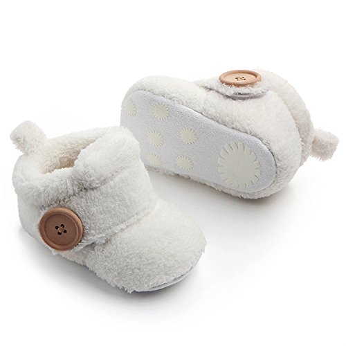 Pantufas de inverno confortáveis Botas para bebês e crianças, sapatos macios, botas de neve para ber