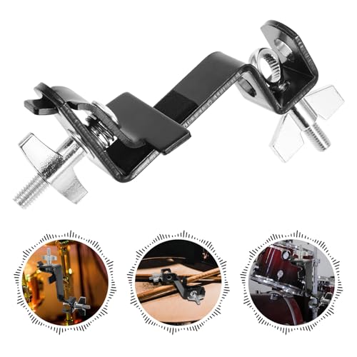 Clip Soporte para Cowbell de Batería Metal miniatura 7