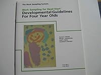 Work Sampling for Head Start, Developmental Guidelines for Four Years Olds 157212234X Book Cover