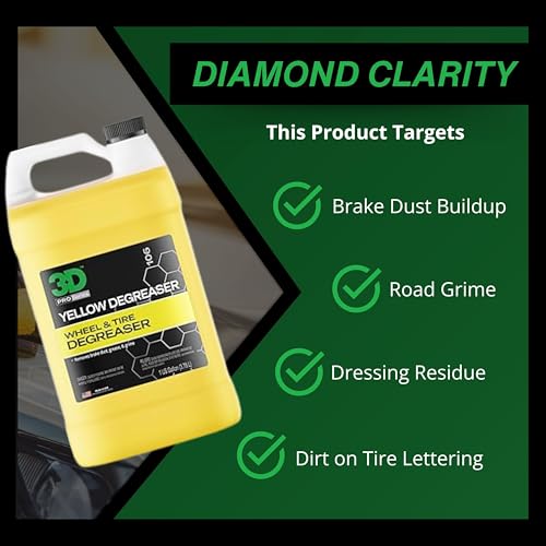 3D Grand Blast + Yellow Degreaser – Heavy-Duty Cleaner Duo for Engines, Wheels & Tires – 1 Gallon Each - Thumbnail 6