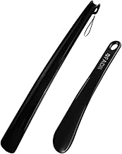 Shoe Horn Long Handled 45cm+22cm Long Shoe Horn-Plastic Shoehorn For Men, Women With Comfort Grip Long Shoe Horns-Flexible Extra Long Shoe Horn For Elderly- Pack of 2 Shoe Spoon