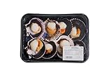 Vieiras del pacifico 8 piezas, descongelado, 300 g.
