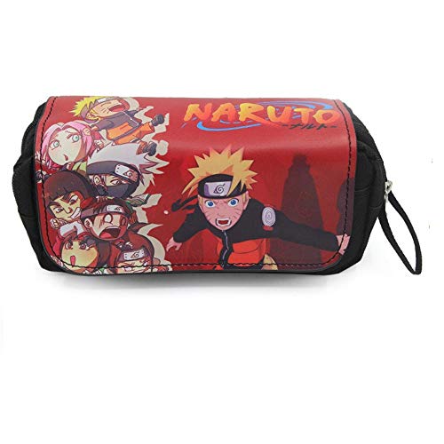 Preisvergleich Produktbild Koupany Anime Naruto Bleistiftbeutel Anime Umgebung Großraum-Multifunktions-Doppel-Reiß... Männlichen Und Weiblichen Studenten Bleistift Schreibwarenbeutel