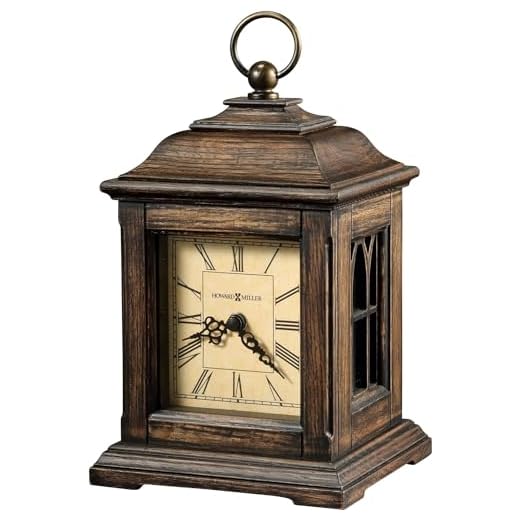 Howard Miller Midvale Mantel Clock II 549-740 – Antique Oak with Quartz Movement