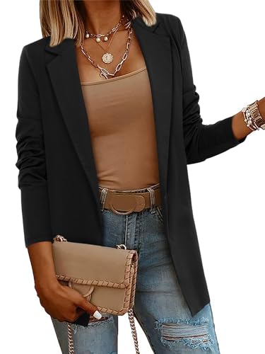 CRAZY GRID Women Casual Blazer Fashion Lightweight with Lined Professional Work Office Suit Jacket2
