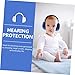 Veemoon Children's Noise Canceling Headphones Sleep Headphones Headphones Tools for Earmuffs for Tools Headset Hearing Protection Paper Cut Abs To Sleep Student, 18.5X13X9.5CM, Blue