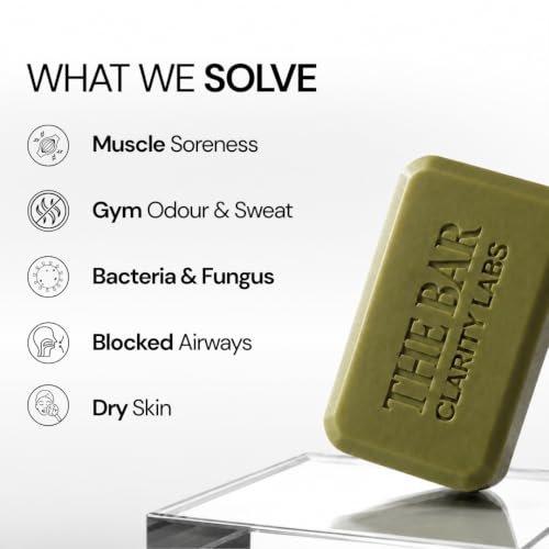 Image of Muscle Relief Soap + Anti Acne Soap (Pack of 8) | Muscle Relief Bar (Pack of 4) + Anti Acne Bar (Pack of 4)| Clarity Labs