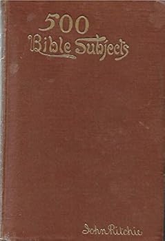Hardcover 500 Bible Subjects Book