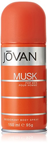 Jovan Desodorante en aerosol almizcle para hombre, 15 ml