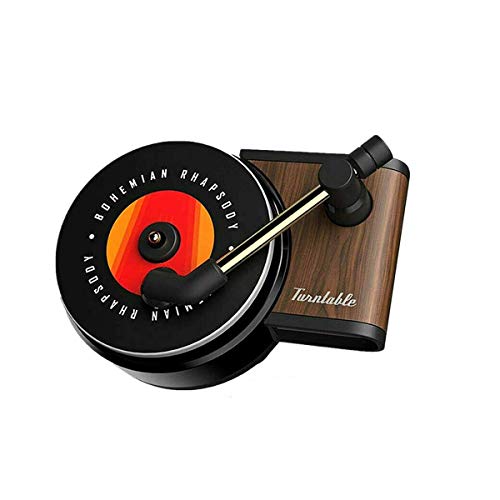 Car Air Freshener, Nataliey Record Player Design Car Perfume Car Retro Record Player Air Fresh Clip Perfume Auto Air Vent Outlet Diffuser Decor Smell Diffuser
