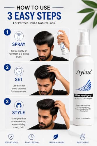 Hair Fiber Hold Spray 115 ml para fijar fibras capilares miniatura 6