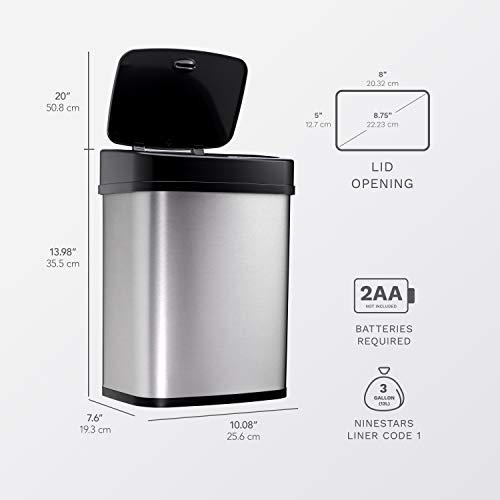 Mejores comprativas On-line Bote basura automático baño disponible en línea. 48 Imagen adicional